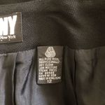 DKNY Vintage Timeless Classic Belt Loops Zipper Wool Black Pencil Skirt Size 12 Photo 9