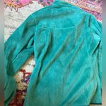 Patagonia  Women's 1/4 Button Pullover Sweater Teal Blue Fleece Fuzzy Photo 1