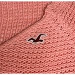 Hollister  Womens Medium Pink Coral Ombre Knit Deep V-Neck Beach Sweater Cover Up Photo 7