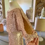 Jessica Simpson  Dress Sequence Cold Shoulder Blush C27 Photo 2