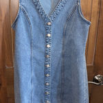Frye  Blue Denim Sleeveless Dress Photo 0