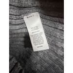 EXPRESS Vintage 2000's Y2K 3/4 Cap Sleeve Slim Ft Gray Ribbed Partial Zip Tee NWT XS Photo 5