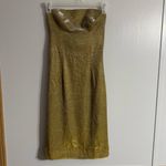 House Of CB  Gold Strapless Mini Dress Size XS Photo 1