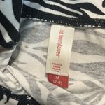 No Boundaries Zebra Stripe Black White Knit Skirt Womens Medium Photo 5