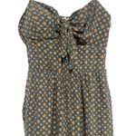 AUW Women’s Rayon Cropped front Tie Jumpsuit M Green Photo 2