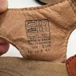 Women's Taos Trulie Woven Braided Leather Wedge Sandal Brick Size 10 Photo 7