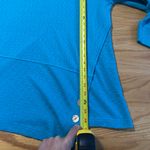 Soft Surroundings  Tunic Textured Long Sleeve Shirt Pullover Top Blue Small Photo 5