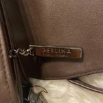 Perlina  Brown Crossbody size long 9”  wide 7” excellent condition Photo 8