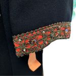 Ranelle Black Shift Dress with Embellished Collar & Cuffs | Vintage | Sz 10 |EUC Pink Photo 3