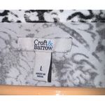 Croft & Barrow  Boho Peasant Top Women's Large Resort Vacation Summer Old Money Photo 4