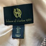 House Of Harlow 1960 Brown Plaid Button Down Vest Size L Black Size L Photo 2