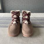 Sorel  Harlow Lace Cozy Boots Shearling Size 8.5 Photo 5