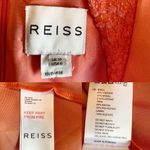 Reiss  Nerissa Dress Apricot Lace Orange Sleeveless Fit & Flare Cocktail 6 NWT Photo 5