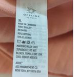 Aerie Offline by OG Groove Lettuce Hem Skirt Coral XL NWT Photo 4