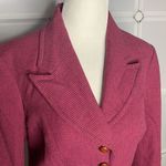 The Limited  Pink & Brown Gingham Blazer Size Small Photo 2