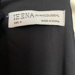 Mac Duggal Ieena For ‎ Pleated Halter Neck Flowy Gown In Navy- New Photo 5