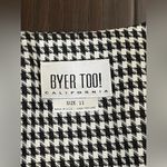 Vintage Byer Too! Women's Houndstooth Fitted Blazer Jacket Black & White Size 11 Photo 8