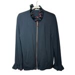 Soft Surroundings  Jacket Philomena Ruffle Full Zip Sz. M Photo 1