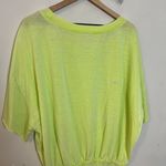 Free People - Cozy Cool Girl Bodysuit Neon Lighting Bug Oversized Photo 7