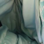 Black Faux Leather Weekend Travel Bag. Photo 2