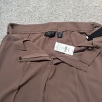 New York And Company Brown Pleated Trousers Photo 2