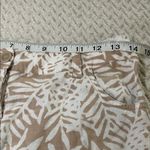 Tommy Bahama  Tropical Tan and White Mini Skirt, linen size 0 Photo 4