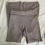 Pink Rose  Brown Knit Pants Photo 1