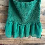 Fiestar  Green‎ Halter Tank Top Size Small Photo 8