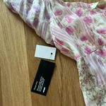 Love Shack Fancy NWT  Amini printed satin-jacquard mini dress Photo 6