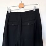 Gap  High Rise Cropped Wide-Leg Pants in Black Size 4 Tall Photo 8