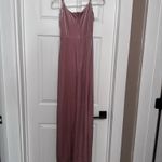 Revelry Skye Velvet Dress Blush Pink Size 4 Photo 2