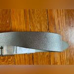 Roxy  Cracked Metallic Silver Belt Photo 2