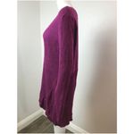 Style & Co . XL Blouse Magenta Purple Ribbed Sweater Photo 1