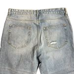 ZARA  Destroyed Distressed Graffitti Jeans 36 Baggy Loose Crop Womens Mens Unisex Photo 7