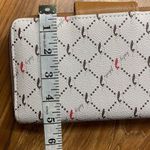 Baby Phat  Hand Clutch Wrist Wallet - Brown Leather with Rose Engraved Design Photo 14