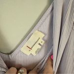 Anthropologie  | Lilac Twist Cut Out Long Sleeve Ribbed Top Size Medium Photo 3