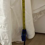 David's Bridal Ivory Lace Tank Lace Wedding Dress with Illusion Back Size 8 Photo 14