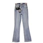 Paige NWT Iconic Jolene High Rise Flared Denim Blend Jeans Light Wash - 25 Photo 6
