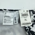 Bar III Spot Garden Shirred Hipster Bikini Bottoms White Black XL Photo 4