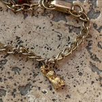 New York City NYC Vintage 90s Gold Charm Bracelet Big Apple Photo 2