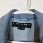 Veronica Beard  Jayla Peplum Denim Jean Jacket Size Small Photo 9