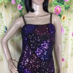 Oleg Cassini Gatsby Style Beaded Silk Dress Size 4 Photo 2