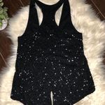 Newport News black sequins sleeveless vest medium Photo 1