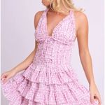 Amy Jane London Iris Ruffle Mini Dress NWT Sz. S Pink Photo 1