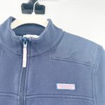 Vineyard Vines Womens Cotton Shep Shirt 1/4 Zip Pullover Sweatshirt Size M Navy Photo 1