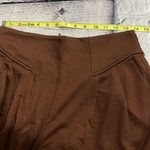 Matilda Jane NWT  Women's  Brown Alice Textured Wide Leg Cropped Pants Size Small . Photo 11