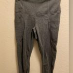 Members Mark  Gray Leggings With Side Pockets Photo 1