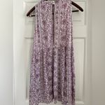 Addie Tunic Purple Floral size M Photo 5
