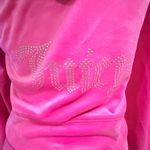 Juicy Couture Pink Velour Tracksuit Set NWT Back Rhinestone Logo OG Bling Sz M Photo 7