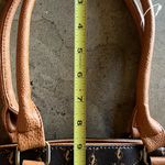 Baby Phat  NEW Logo Print Faux Leather Tote Bag Gold Studs Photo 5